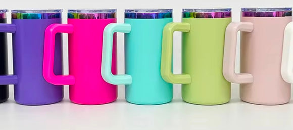 Colorful 20oz stainless steel travel mug