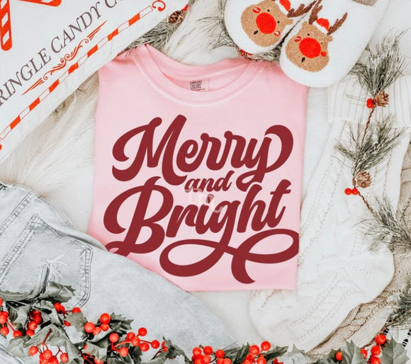 Merry and bright (must also add a shirt)
