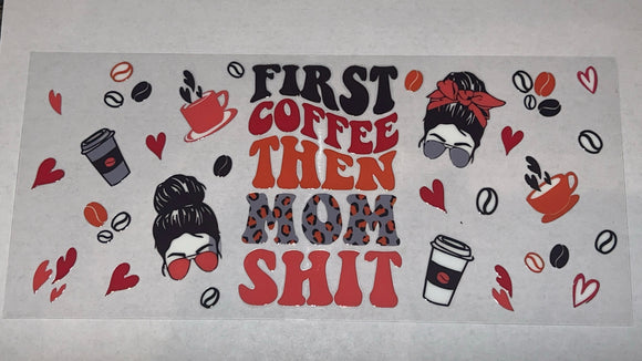 First coffee wrap for sale (front and back)