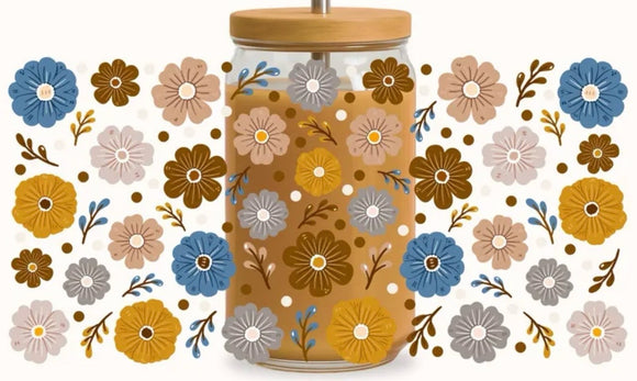 Boho flowers (must also add a cup)