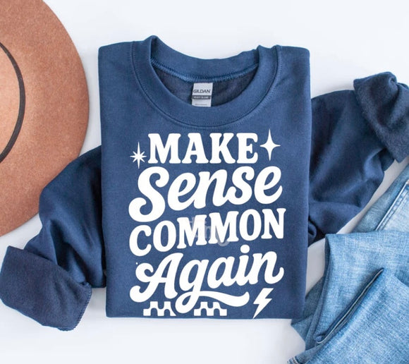 Make sense common again (must also add a shirt)