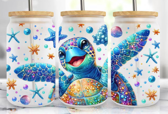 Big sea turtle (must also add a cup)