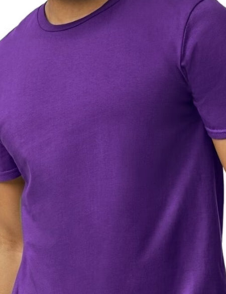 Purple short sleeve unisex tshirt