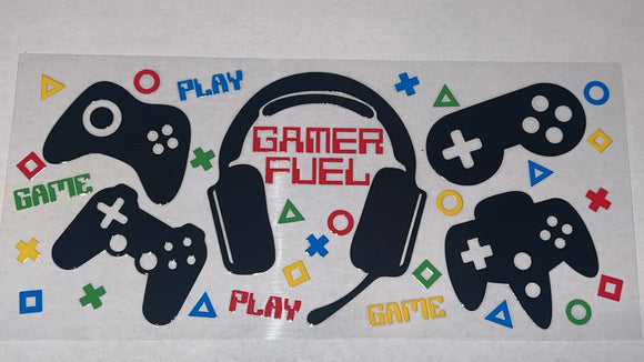 Gamer fuel wrap for sale (front and back)