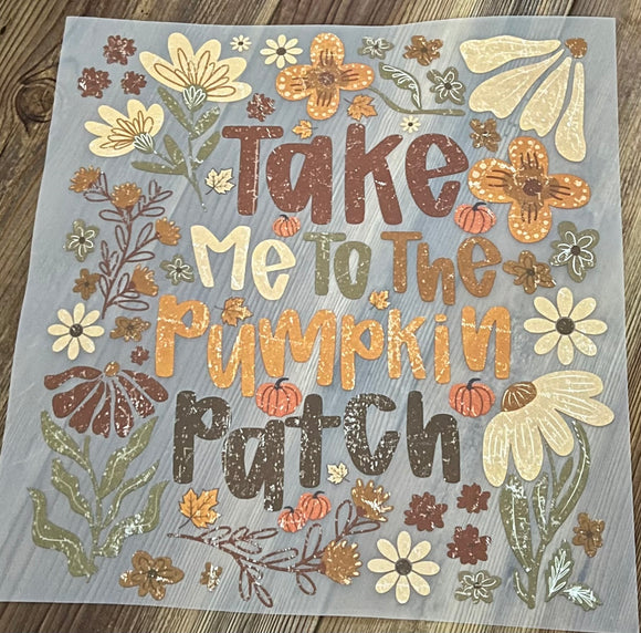 Pumpkin patch print for sale