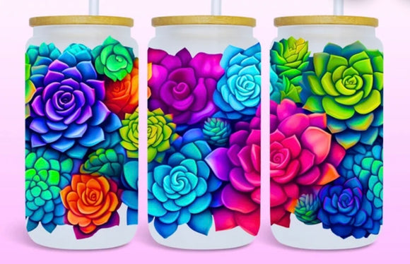 Colorful succulents wrap for sale
