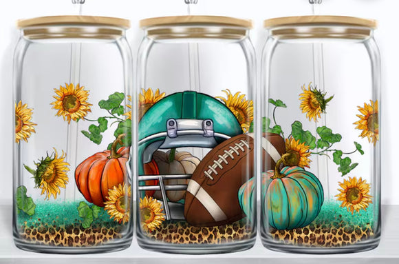 Fall and football teal wrap for sale