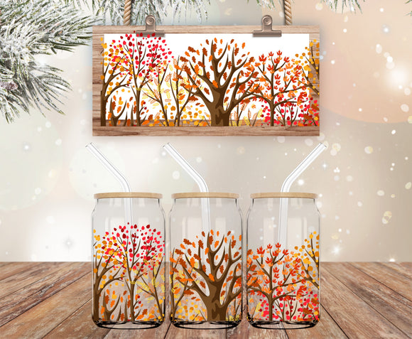 Fall trees (must also add a cup)