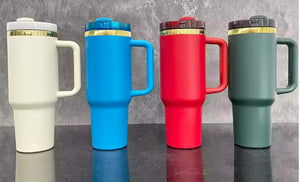 40oz Christmas color tumblers