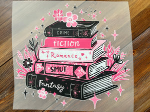 Book stack (must also add a shirt)