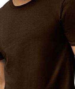 Brown short sleeve unisex tshirt