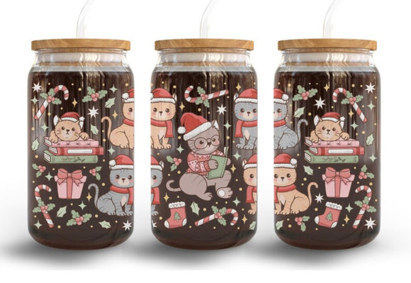 Cats, books, and Christmas (must also add a cup)