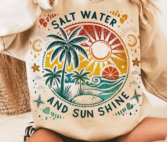 Salt water and sunshine print for sale