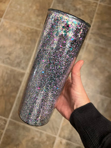 Mardi Gras colored glitter Libbey