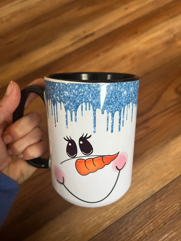 Chillin snowman mug