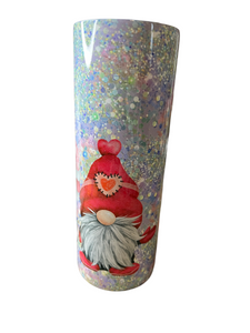 Valentine gnome tumbler