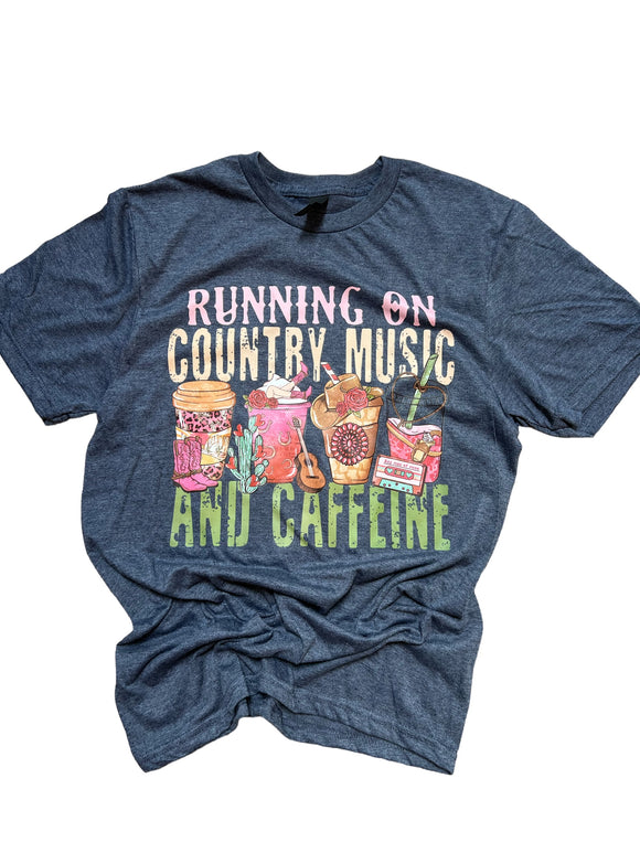 Country and caffeine T-shirt