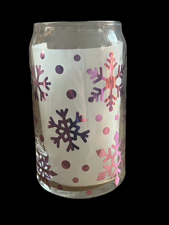 Chrome snowflake Libbey