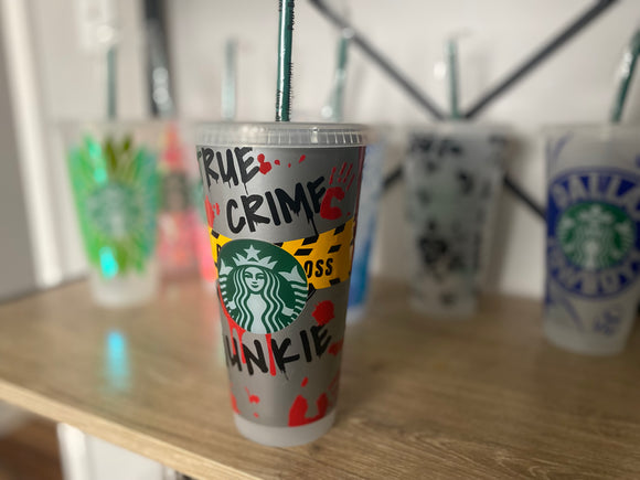 True Crime Junkie 24oz Venti Cup