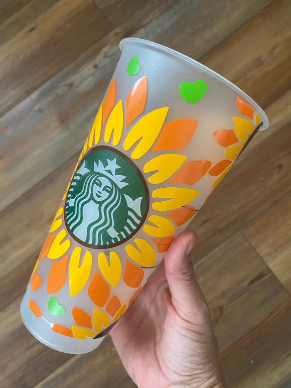 Multicolored sunflower venti