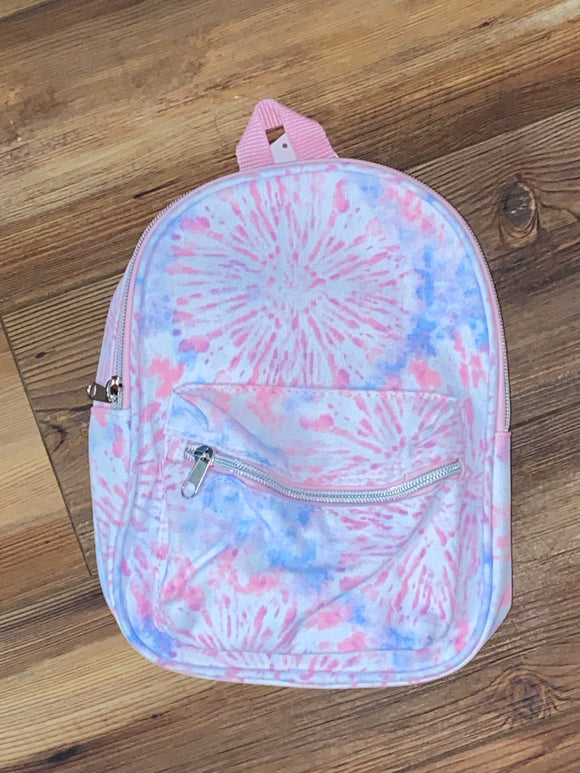 Personalized Tie dye mini backpack