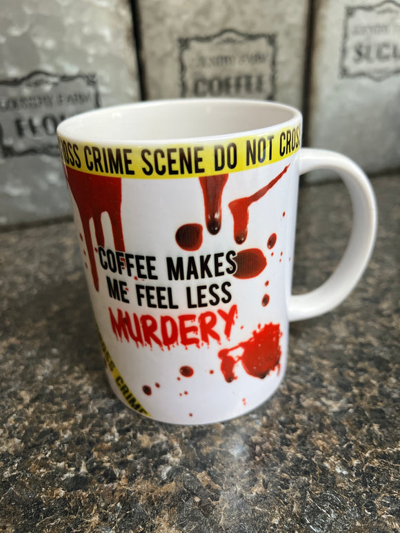 Less murdery mug