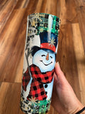 Snowman tumbler