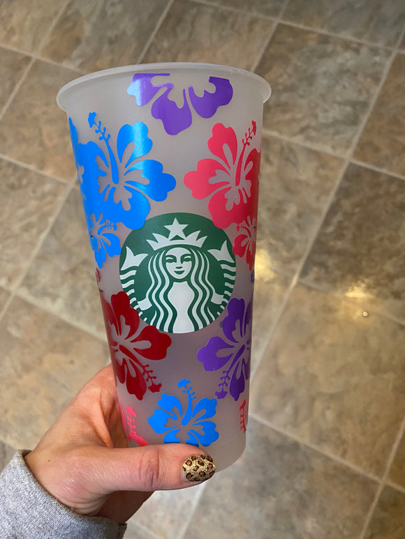 Colorful hibiscus venti