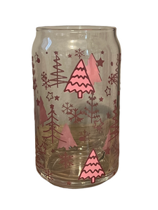 Pink Christmas Libbey