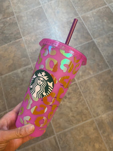 Leopard design venti