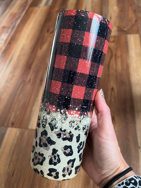 Buffalo leopard tumbler