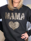 Mama leopard sweatshirt